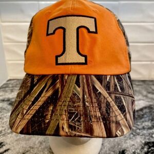 Tennessee Volunteers Vols Hat Cap Camo Orange White T Logo Mossy Oak Camouflage